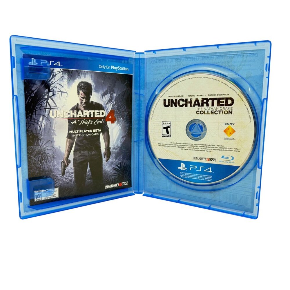 Playstation 4 PS4 - Uncharted: Nathan Drake Collection - Tested/Works - Picture 3 of 4